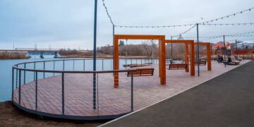 В Сызрани появилась новая набережная, берег реки Крымза преобразился