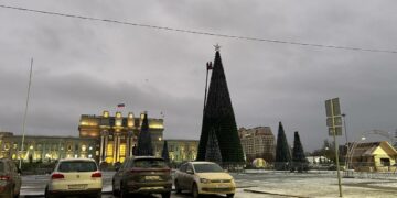 В Самаре установили главную елку города