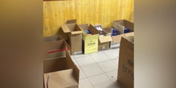 В гараже у тольяттинского бизнесмена нашли 11 тысяч пачек контрафактных сигарет