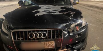 В Самаре водитель иномарки наехал на пожилую женщину