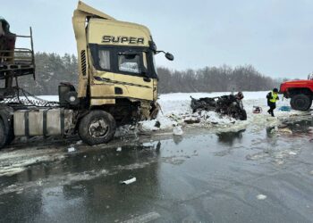 Два человека погибли в ДТП с большегрузом в Самарской области