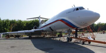 Самарский «Авиакор» дождался права взять себе стоящий 15 лет в его цеху ТУ-154Б