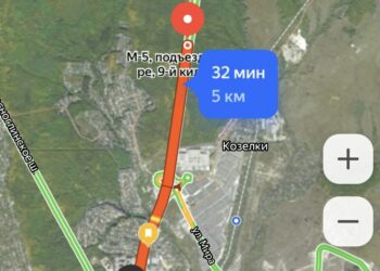 Колоссальную пробку на въезде в Самару устроили дорожные рабочие утром 2 апреля