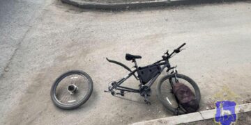 В Самаре госпитализировали велосипедиста, пострадавшего в ДТП