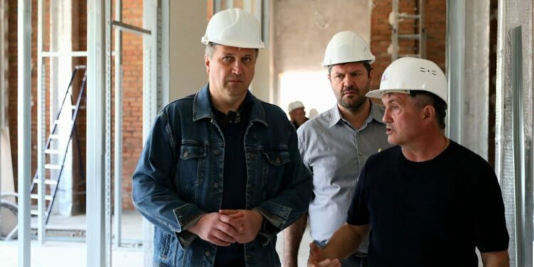 Иван Носков (в центре), фото: t.me/ivan_noskov_samara