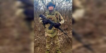 Стрелок базирующейся под Самарой 15-й гвардейской бригады уничтожил пулеметную точку противника