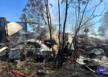 В Самарской области в пожаре после ДТП погиб мужчина
