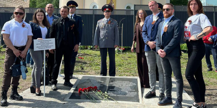 В Красноглинском районе Самары торжественно открыли Аллею памяти «Лес Победы»