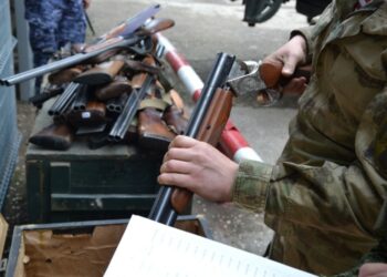 Самарское управление Росгвардии передало в зону проведения СВО партию оружия