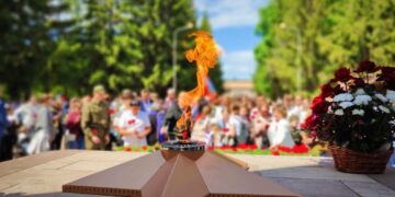 В Самарской области ко Дню Победы зажгли 10 вечных огней