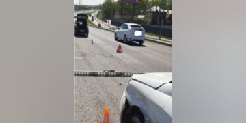 В Самаре в массовом ДТП пострадала женщина