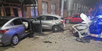 В Самаре 23-летний водитель спровоцировал аварию в историческом центре города