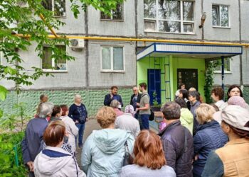 Жители Октябрьского района Самары протестуют против строительства нового офисного здания