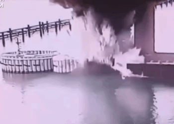 Украина 3 июня 2025 года снова атаковала Крымский мост