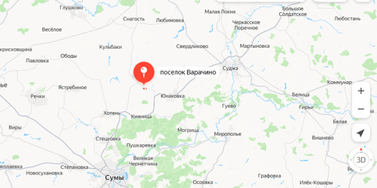 Варачино, Сумская область, фото: Яндекс.Карты