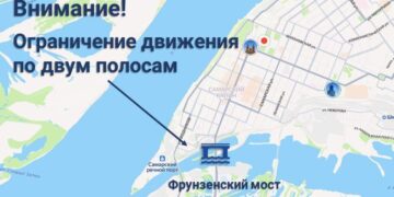 В Самаре ограничат проезд по Фрунзенскому мосту