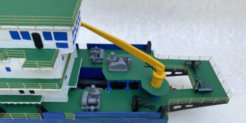 Студенты Политеха создали макет несамоходного дизельного земснаряда