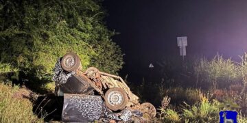 В Самарской области в перевернувшемся авто погиб мужчина