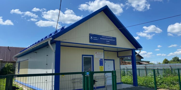 ФАП в селе Шелехметь Волжского района, построенный компанией "Антенмед"