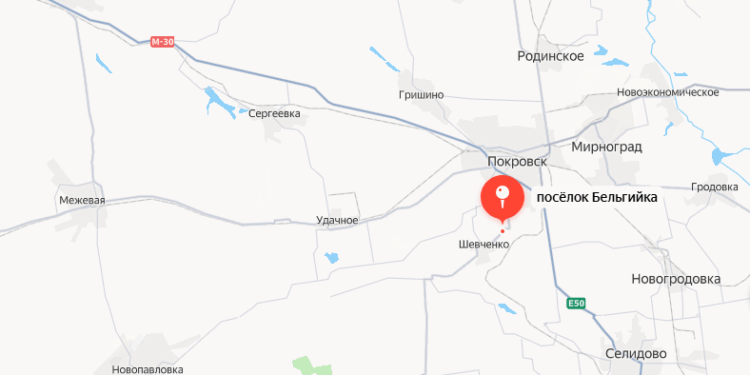 Поселок Бельгийка на красноармейском направлении, фото: Яндекс.Карты