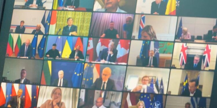 Встреча глав ряда западных стран в преддверии российско-американского саммита, фото: t.me/MariaVladimirovnaZakharova