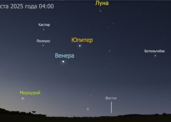 В Самаре в ночь на 19 августа можно будет наблюдать парад планет