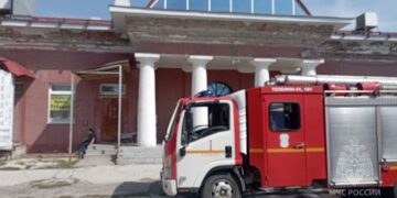 В Самаре горел один из павильонов на Губернском рынке