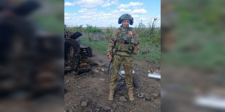 Российская военнослужащая с позывным "Ива", фото: Станислав Смагин
