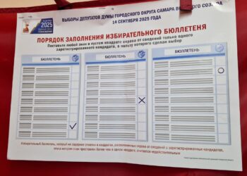 Самарская областная избирательная комиссия подвела итоги явки избирателей по состоянию на 15:00