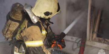 В Самарской области в ночном пожаре погибли два человека