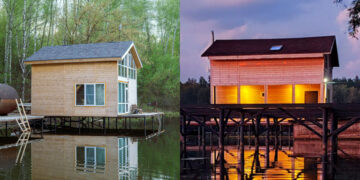 В Самарской области позволили жить незаконно построенным в воде домикам