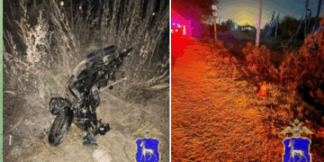 На Новосельской улице в поселке Рубежное мотоцикл съехал в кювет, водитель погиб