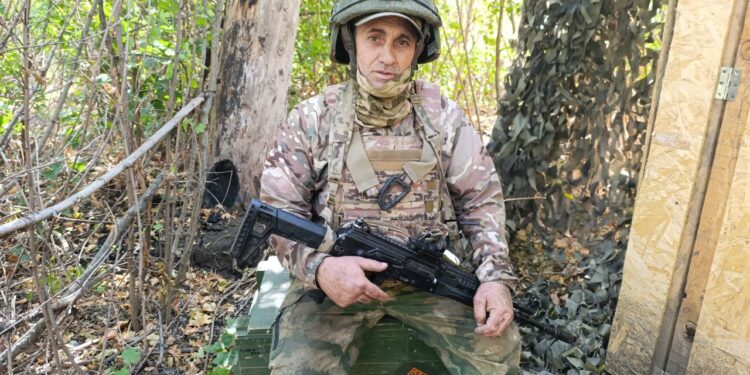 Боец с позывным "Цыган", фото: Филипп Харченко