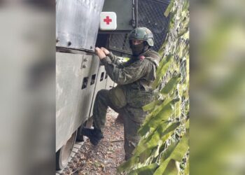 О службе на передовой рассказал командир расчёта самоходной гаубицы «Мста-С» старший сержант «Камыш»