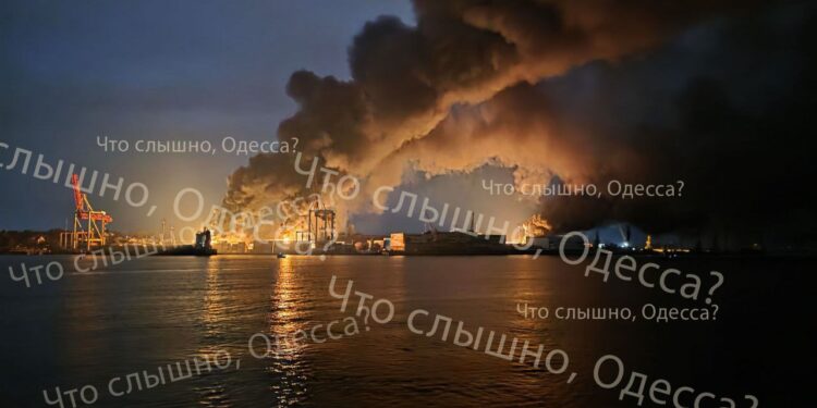 Разгром энергетических объектов в Одесской области, фото: соцсети