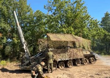 Артиллеристы группировки войск «Центр» громят врага под надёжной защитой от воздушных угроз