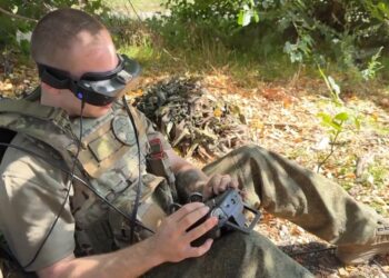 Воин группировки войск «Центр» рассказал о нарастающей массовости применения беспилотников