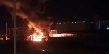 В селе Кинель-Черкассы Самарской области ЧС на тяговой подстанции железной дороги