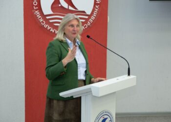 Экс-министр иностранных дел Австрии Карин Кнайсль выступила в СГЭУ 