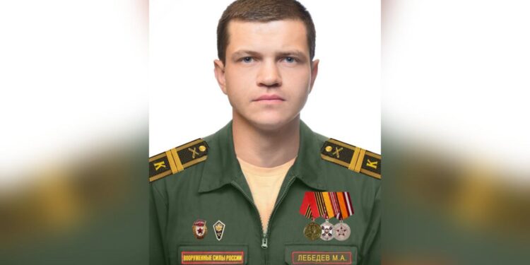 Максим Лебедев, фото: предоставлено лейтенантом Лебедевым М.А