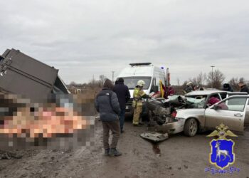 ДТП в Кинель-Черкасском районе, фото: ГУ МВД РФ по Самарской области
