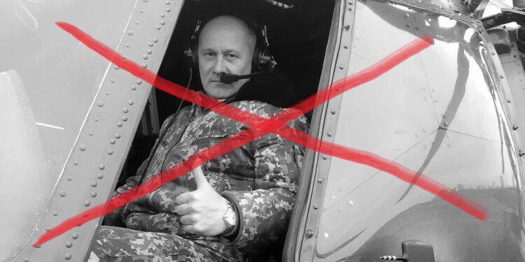 Вертолет героя Украины Шеремета сбил российский дрон — весь экипаж уничтожен