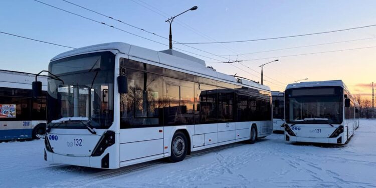 Автопарк города Тольятти пополнился новыми троллейбусами