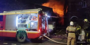 В Самаре сгорели два дома в историческом центре