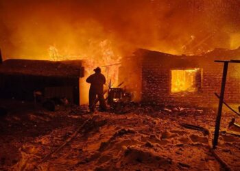 В Самарской области в ночном пожаре погиб 84-летний пенсионер