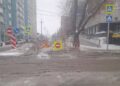 Улицу Ленинскую в Самаре перекрыли из-за аварии на водоводе