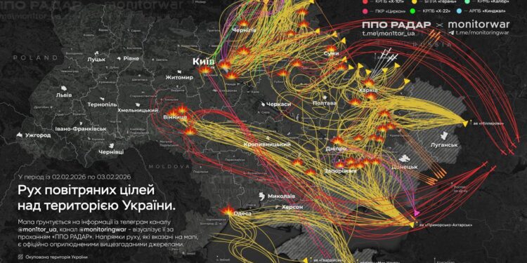 Россия прекратила «энергетическое перемирие»: по Киеву и Харькову ударили сотни дронов и десятки ракет