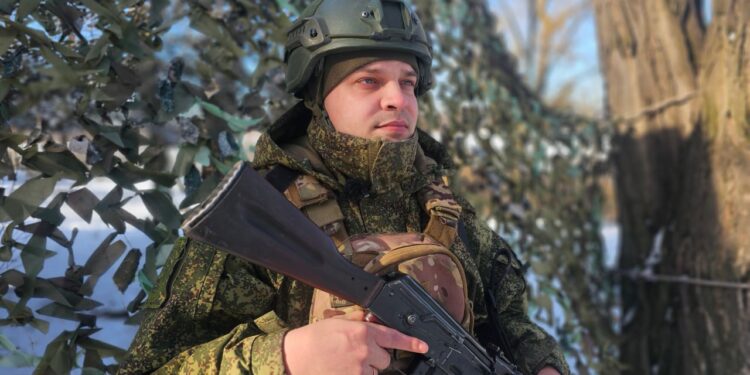 Гвардии лейтенант с позывным «Сява», фото: Вадим Филипьев