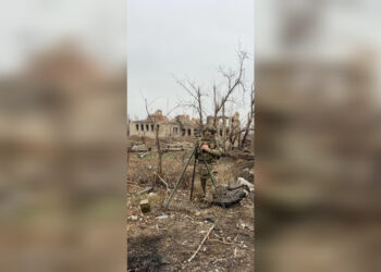 Боец «Седой» впервые руководил расчетом «Града» недалеко от Бахмута