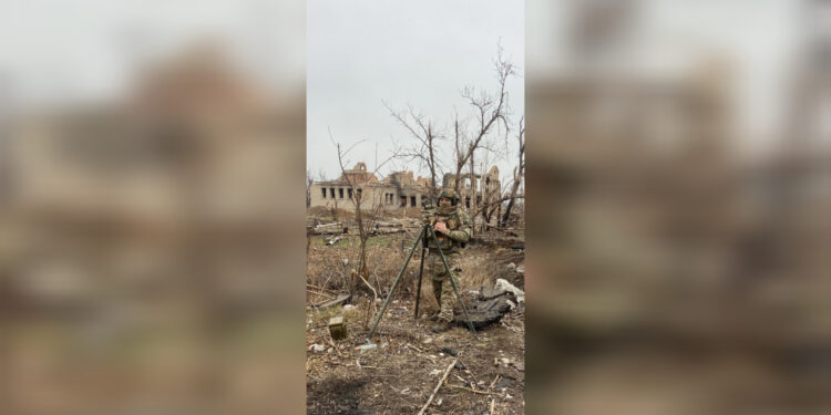 Военнослужащий с позывным "Седой", фото: "Военный вестник Юга России"